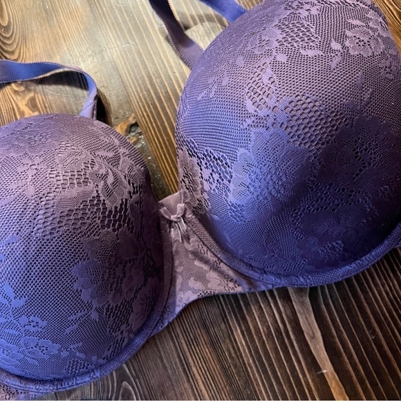 Torrid Purple Lace Perfect T-Shirt Bra 40DDD - Picture 6 of 6